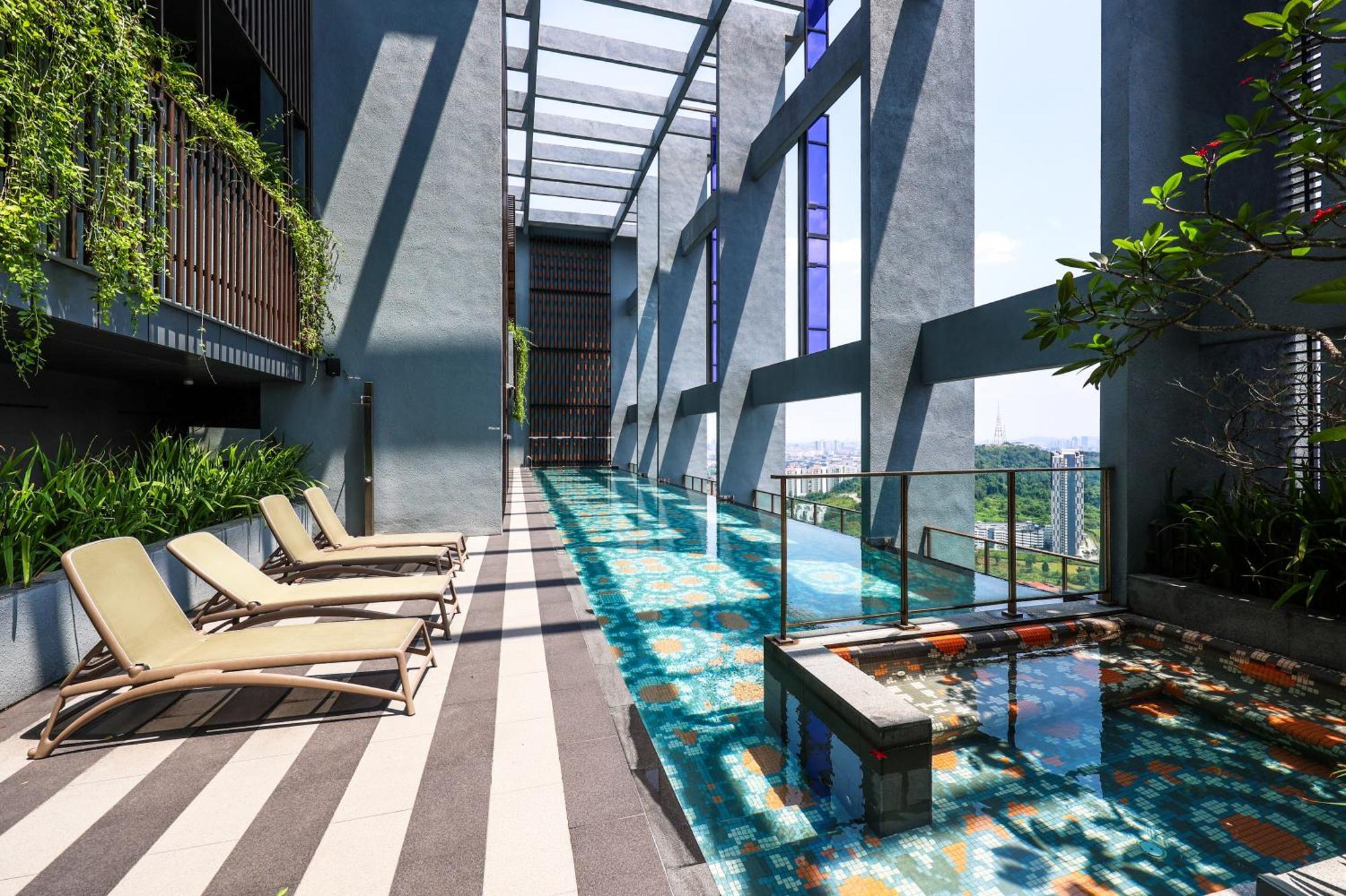 Millerz Square By Mykey Apartman Kuala Lumpur Kültér fotó Sky Pool
