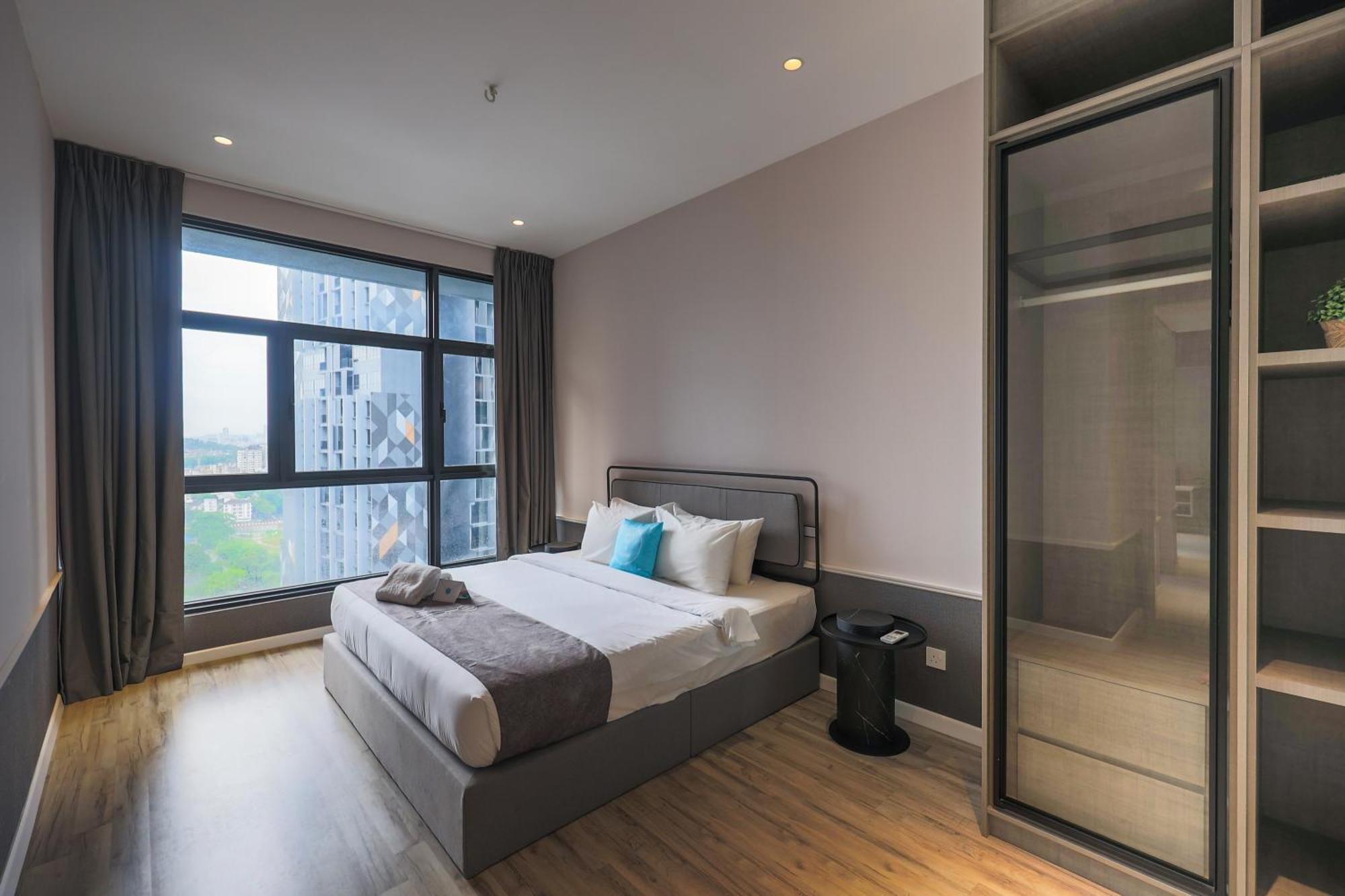 Millerz Square By Mykey Apartman Kuala Lumpur Kültér fotó A bedroom at the hotel
