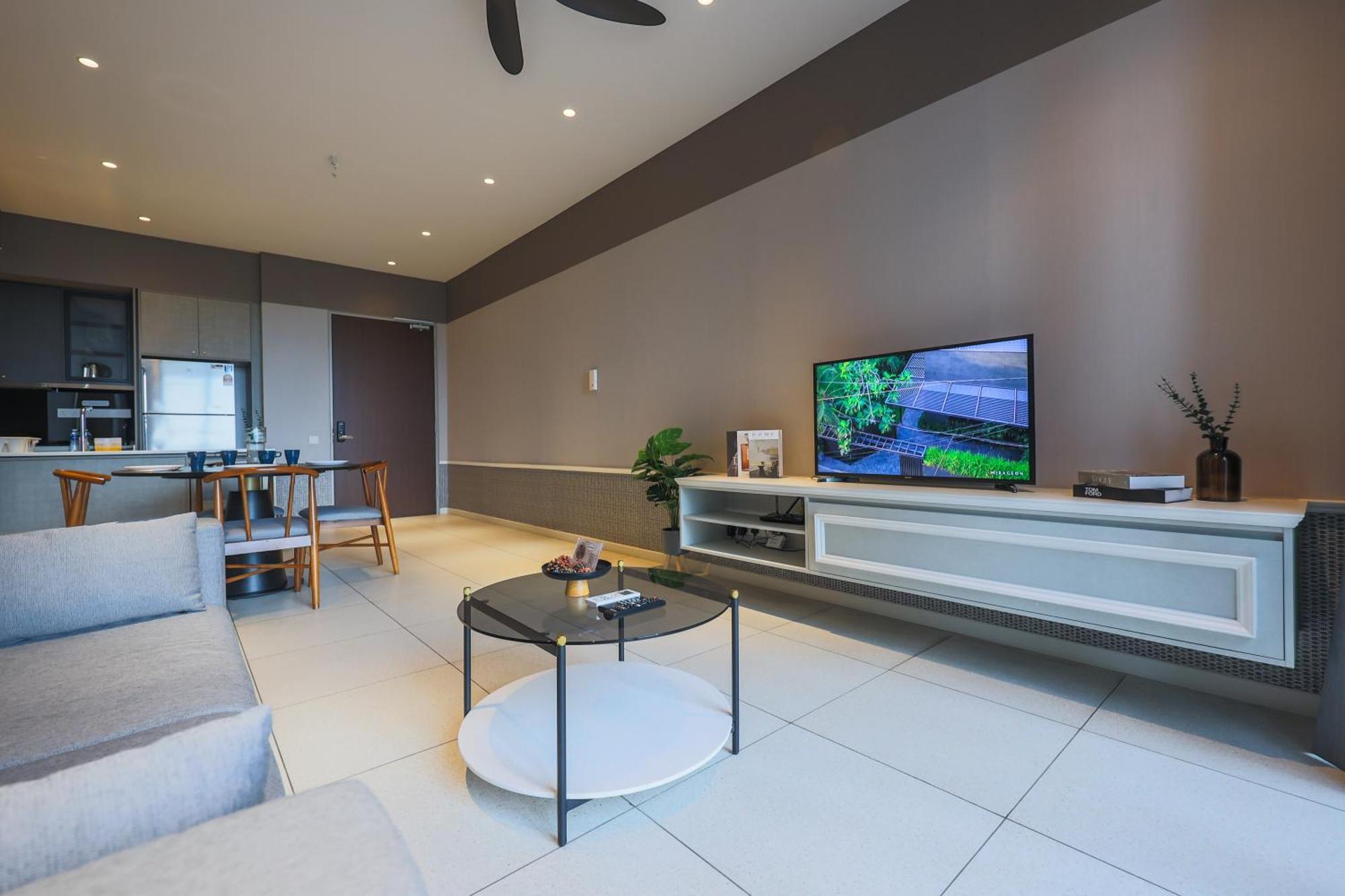 Millerz Square By Mykey Apartman Kuala Lumpur Kültér fotó Living Hall
