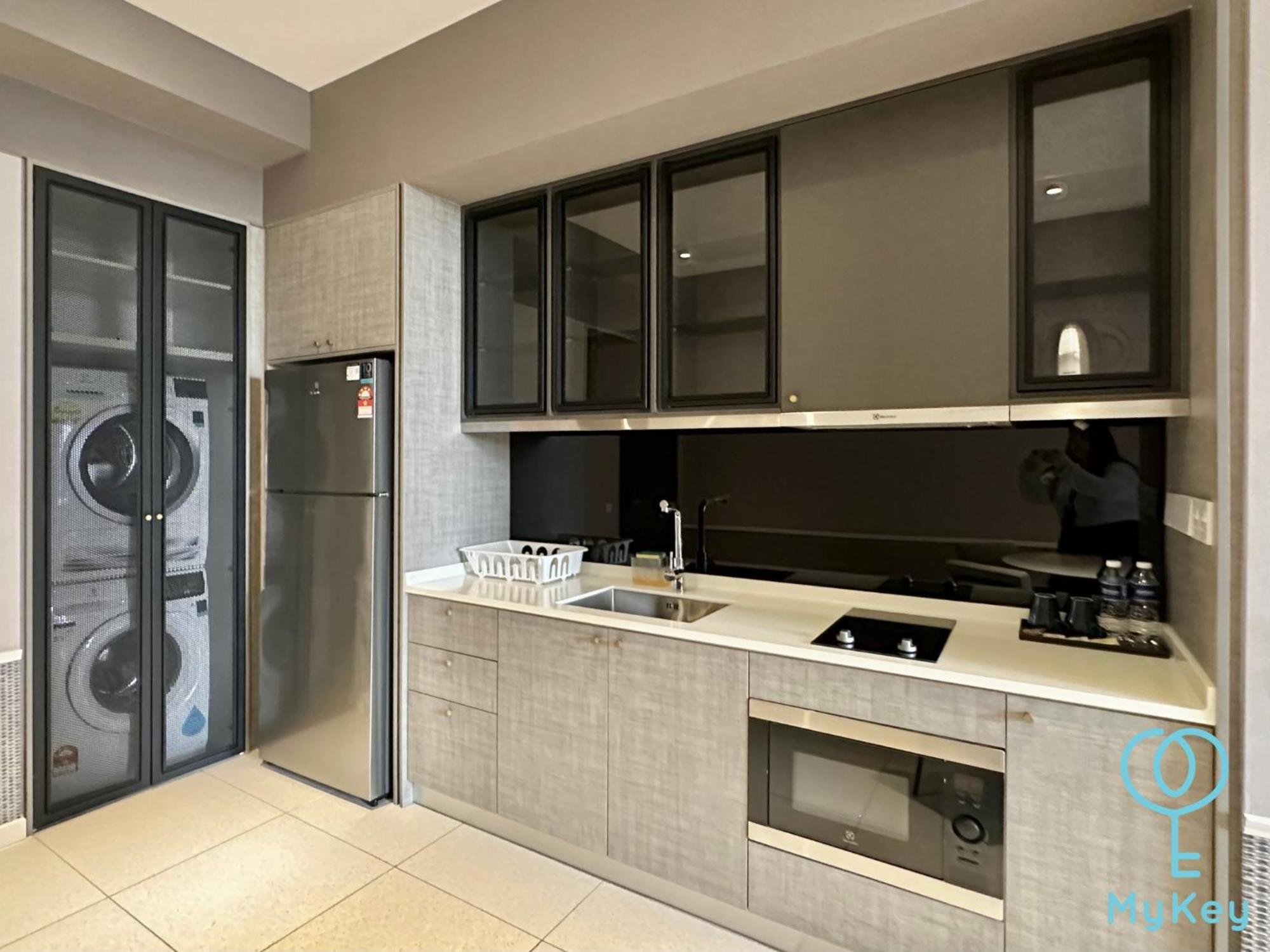 Millerz Square By Mykey Apartman Kuala Lumpur Kültér fotó A wet kitchen in a condominium in Malaysia.